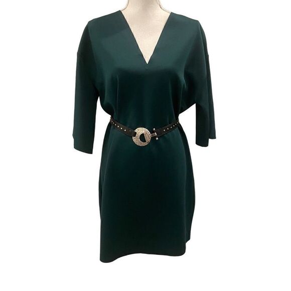 Zara Trafaluc Green Dress  - Picture 1 of 7